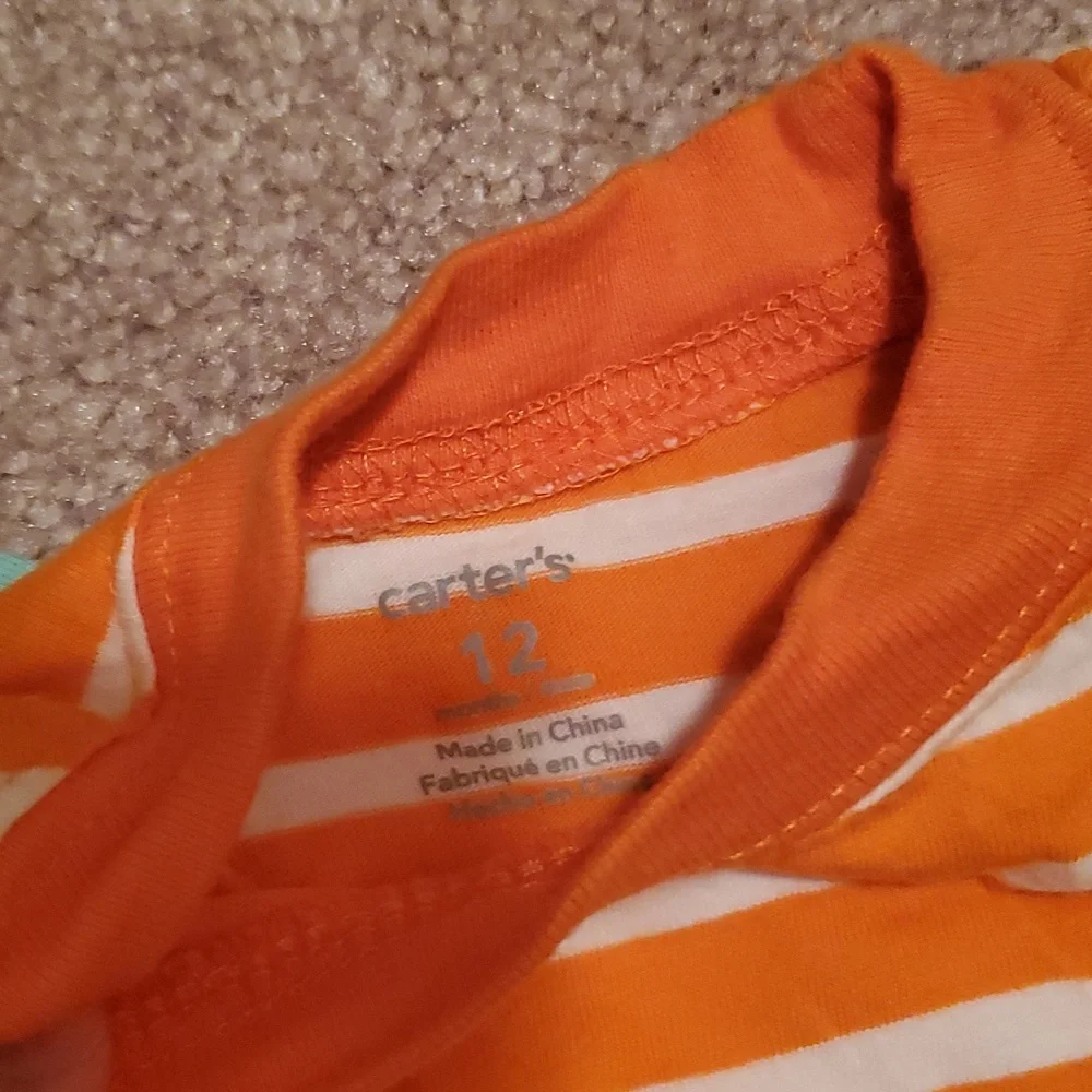 Set of 4 Carter's 12 months baby t shirts - Picture 4 of 5